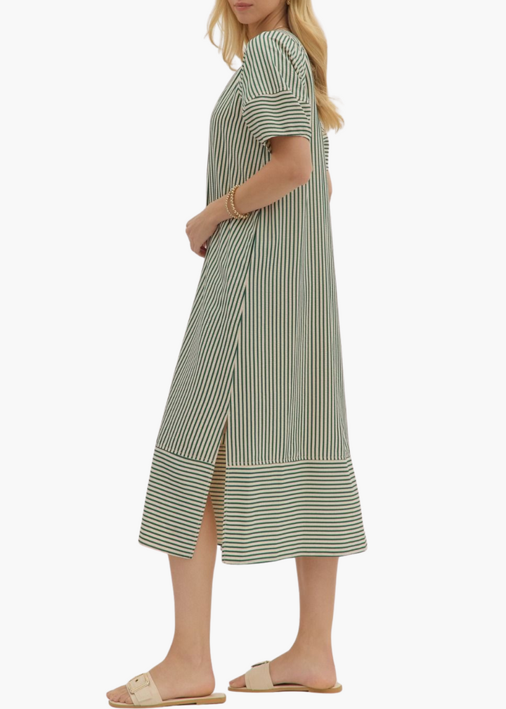 Annie Midi Dress in Green