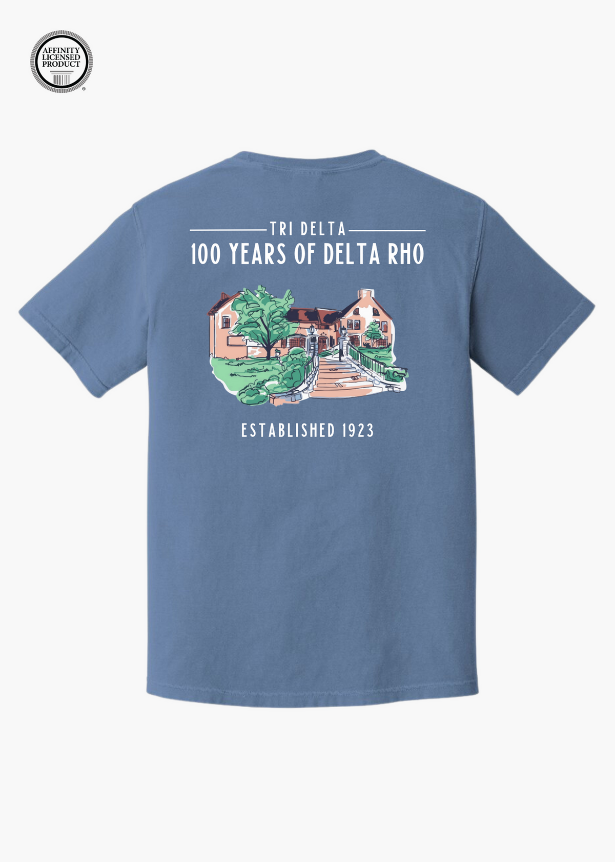 Preorder: Tri Delt Delta Rho Centennial Celebration Comfort Colors Tee