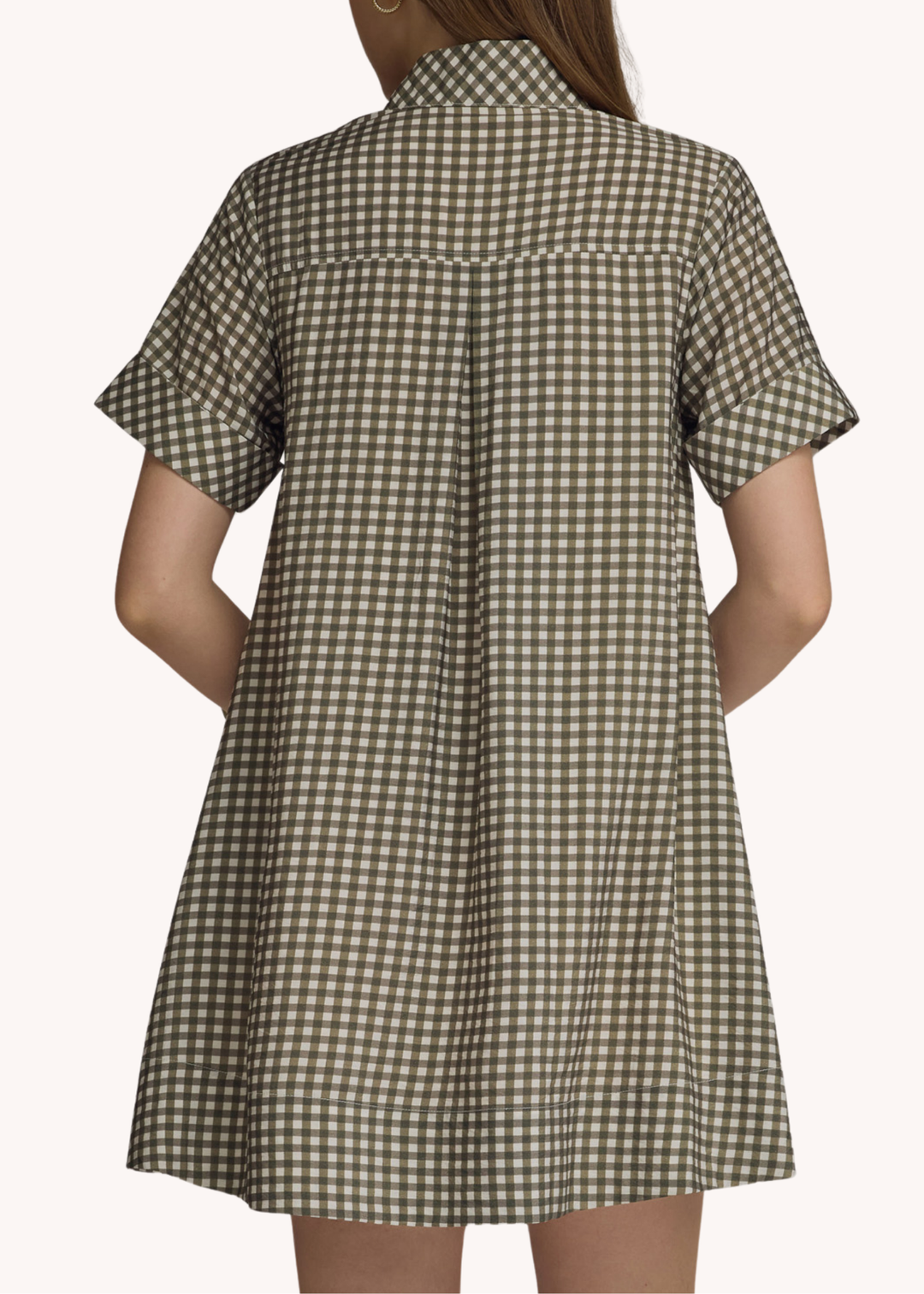 Ginna Mini Dress in Olive