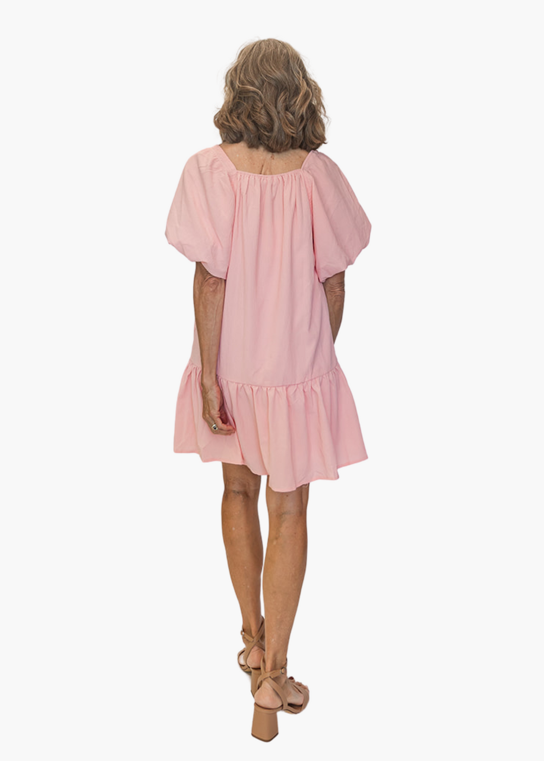 Maisie Mini Dress in Light Pink