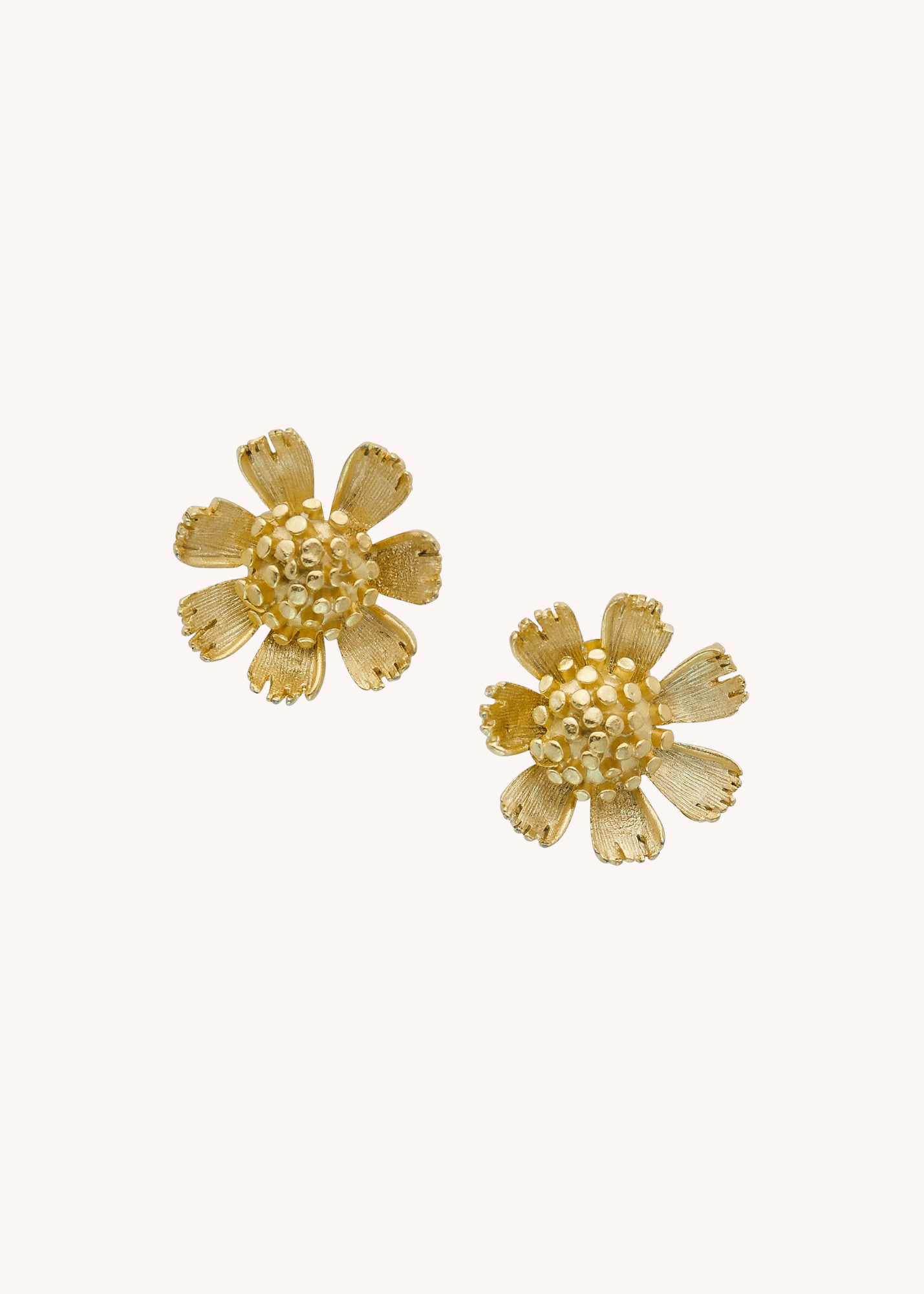 Gold Buttercup Studs
