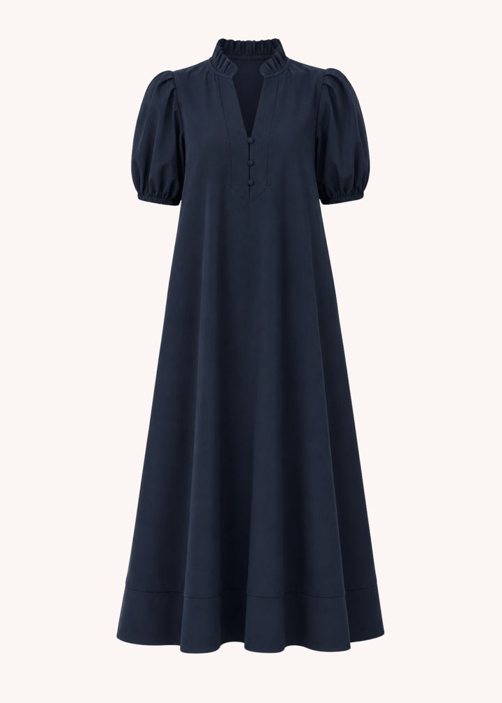 Maisie Midi Dress in Navy