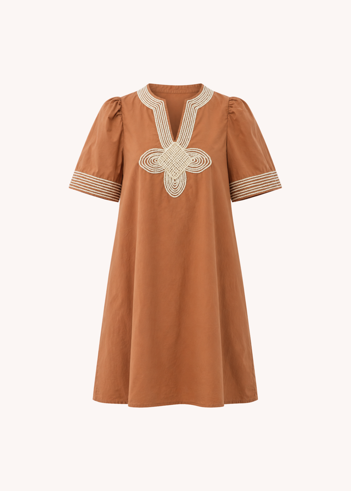 Leah Dress in Camel