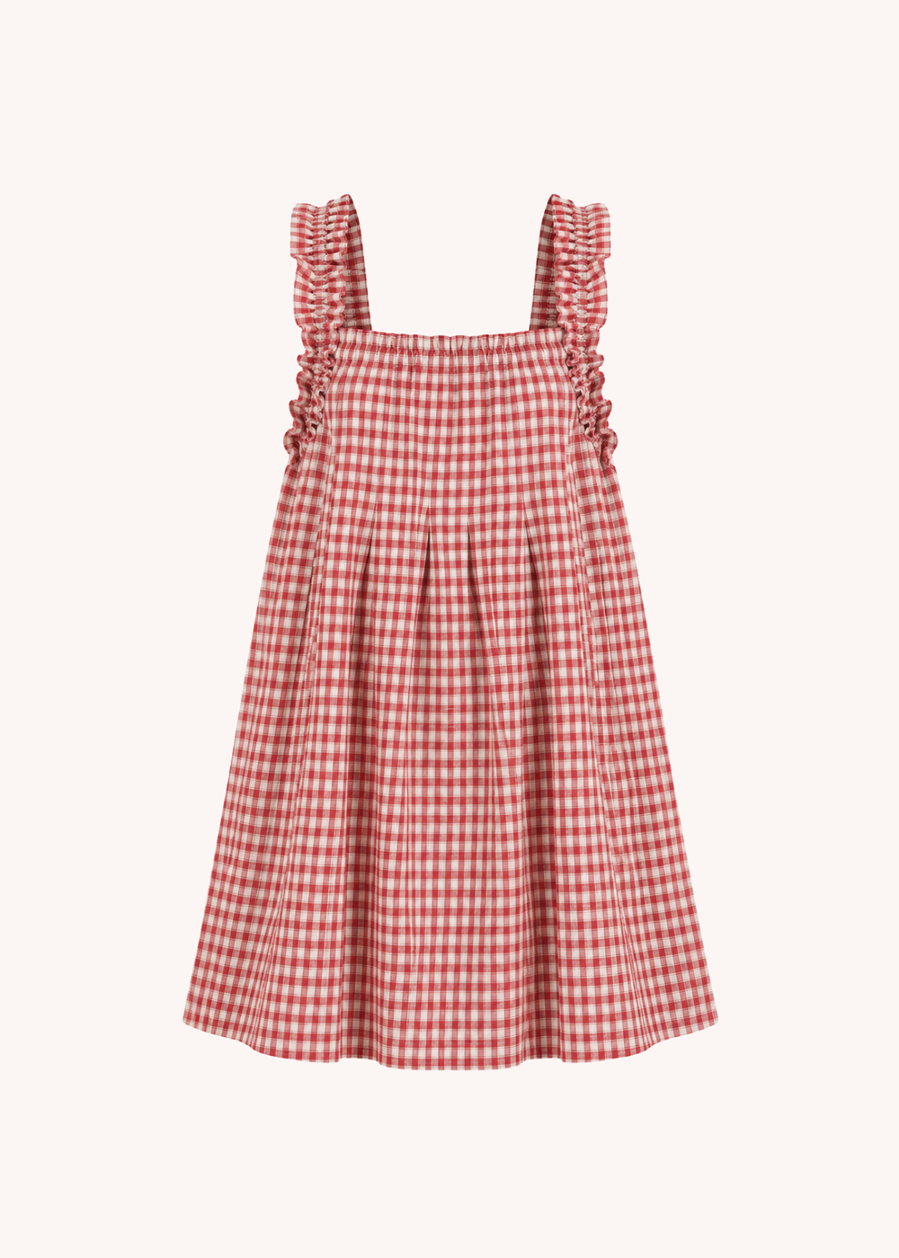 Ruby Mini Dress in Red Gingham – Poppy and Pink