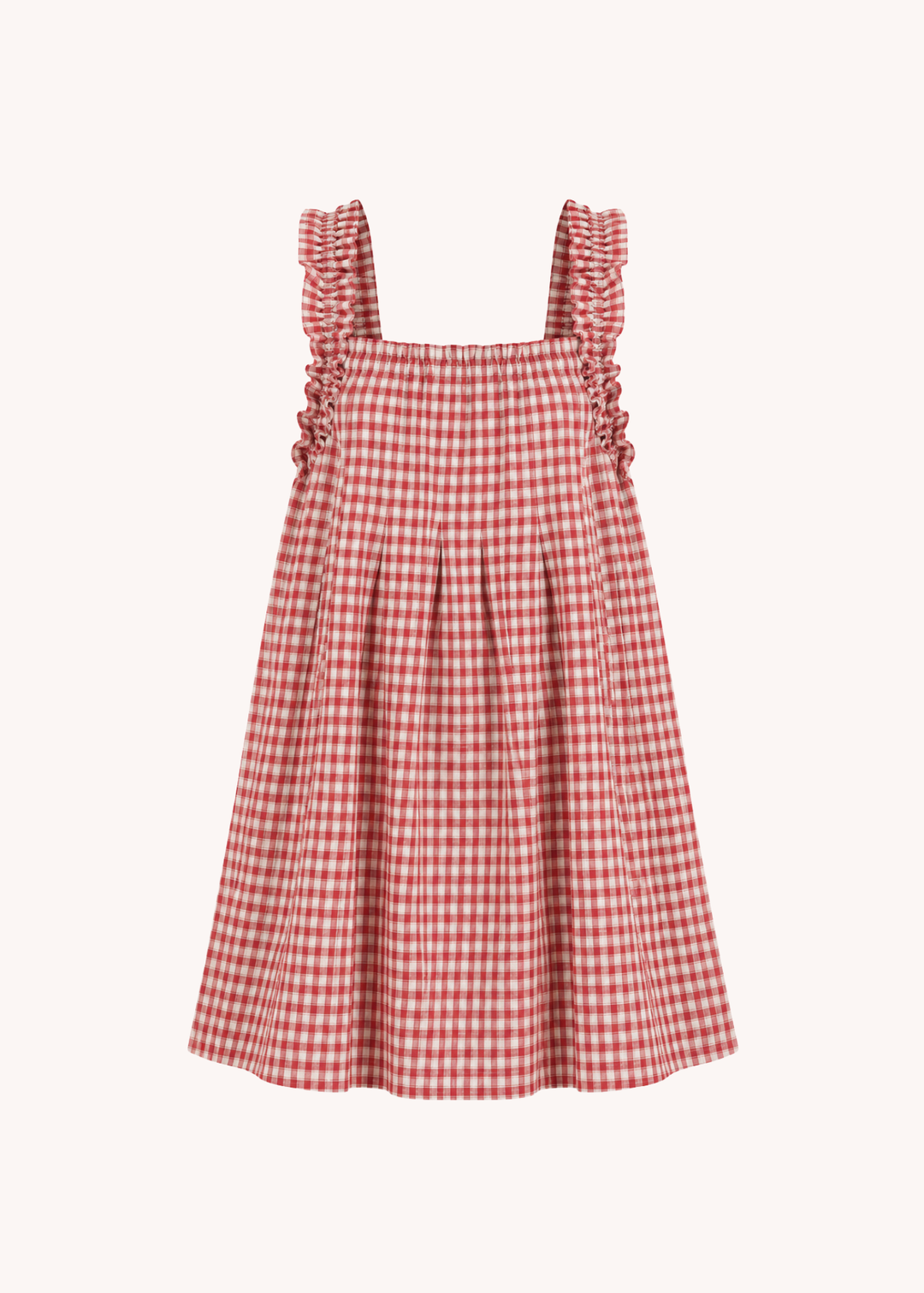 Ruby Mini Dress in Red Gingham – Poppy and Pink
