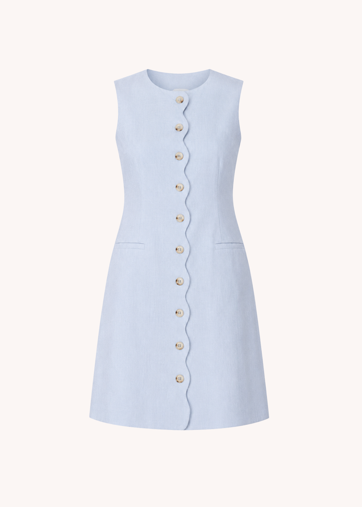 Marisol Scalloped Mini Dress
