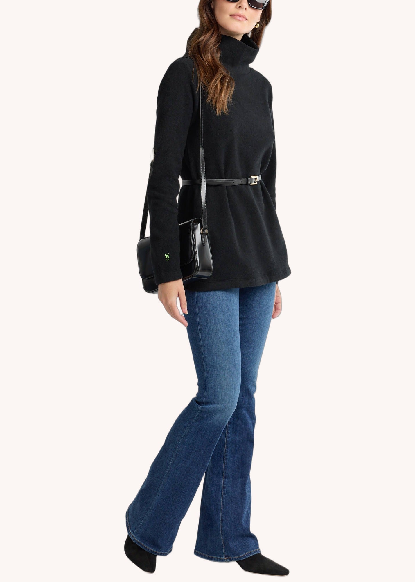 Cobble Hill Turtleneck in Black
