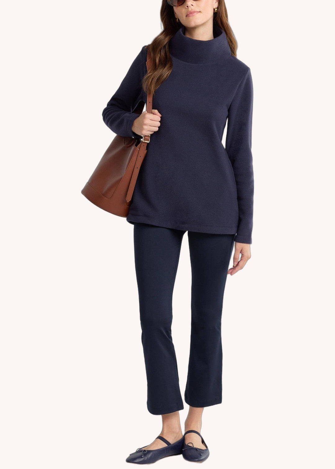 Cobble Hill Turtleneck in Navy