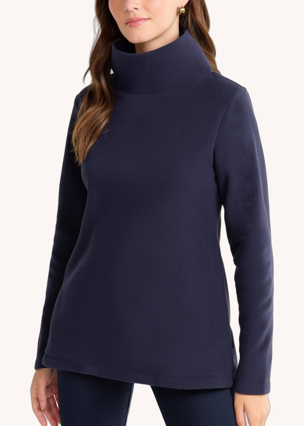 Cobble Hill Turtleneck in Navy