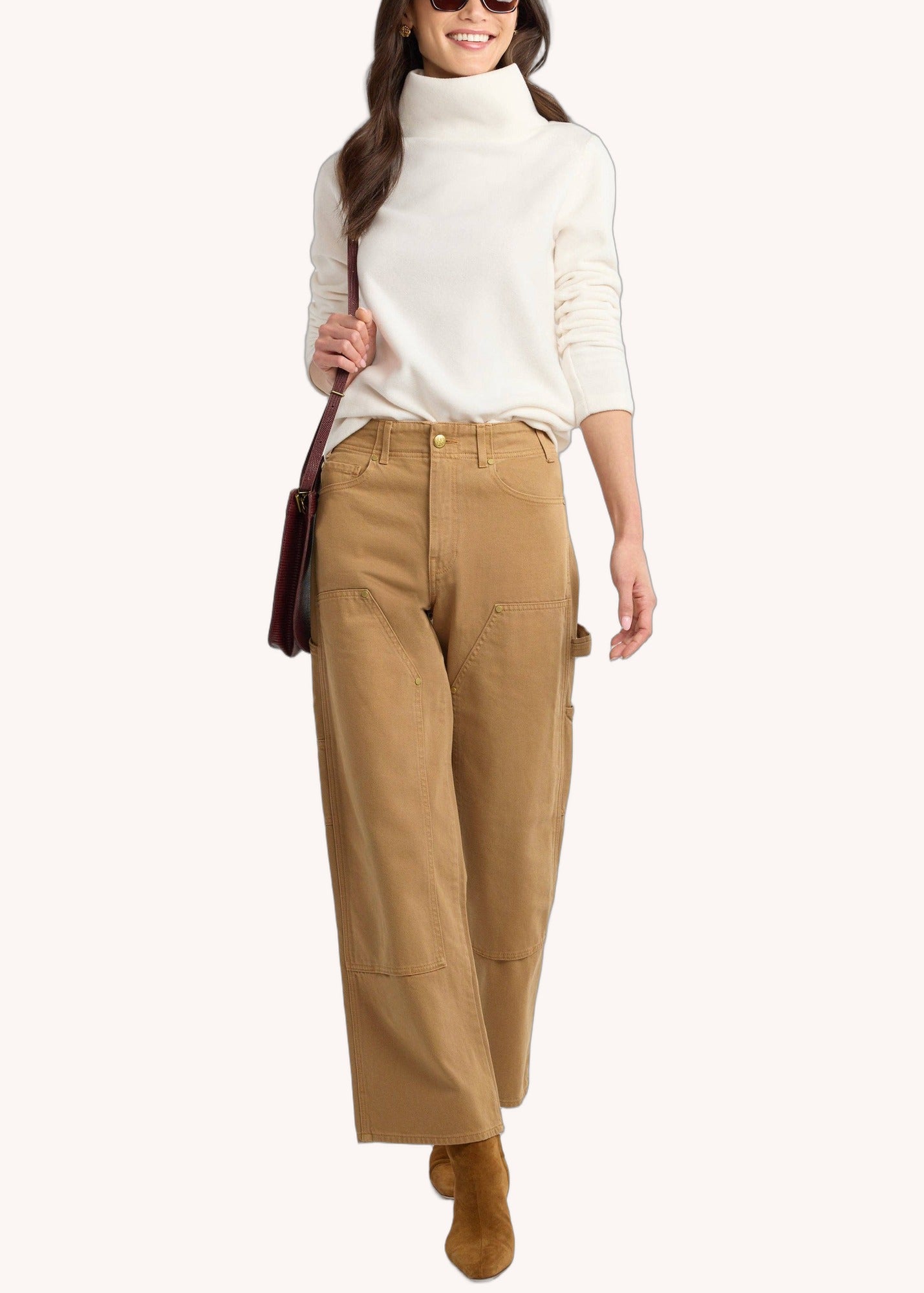 Greenpoint Turtleneck in Cream