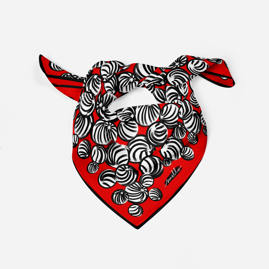 Red + Black Gameday Scarf