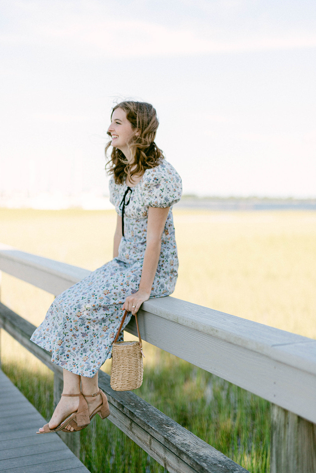 Butterfly Garden A-Line Dress