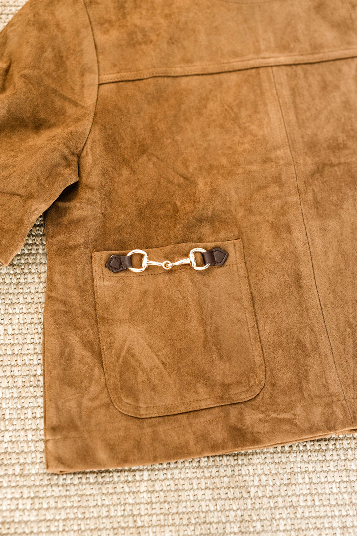 Ryder Top in Saddle