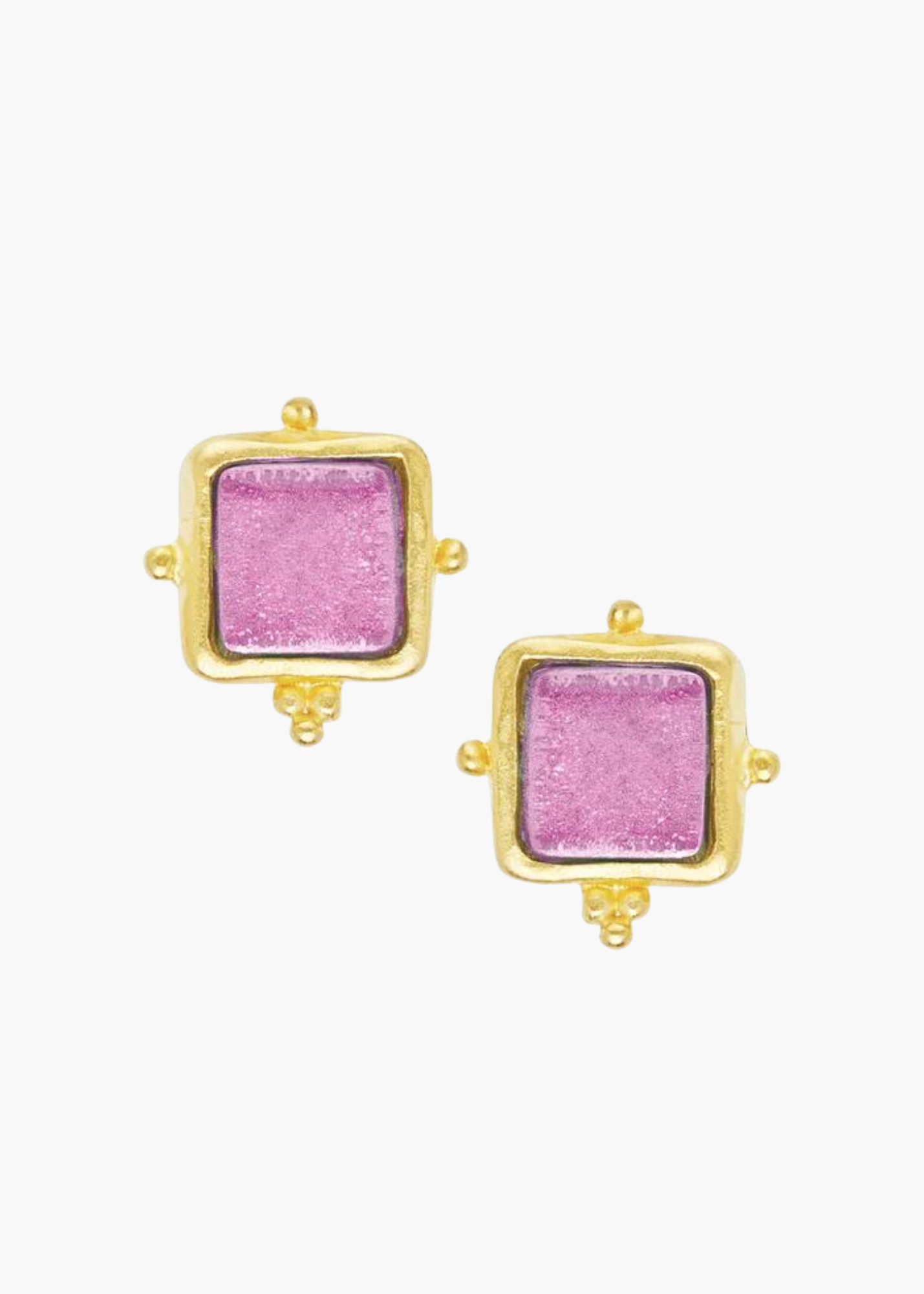 Madeline Studs in Bubblegum Pink