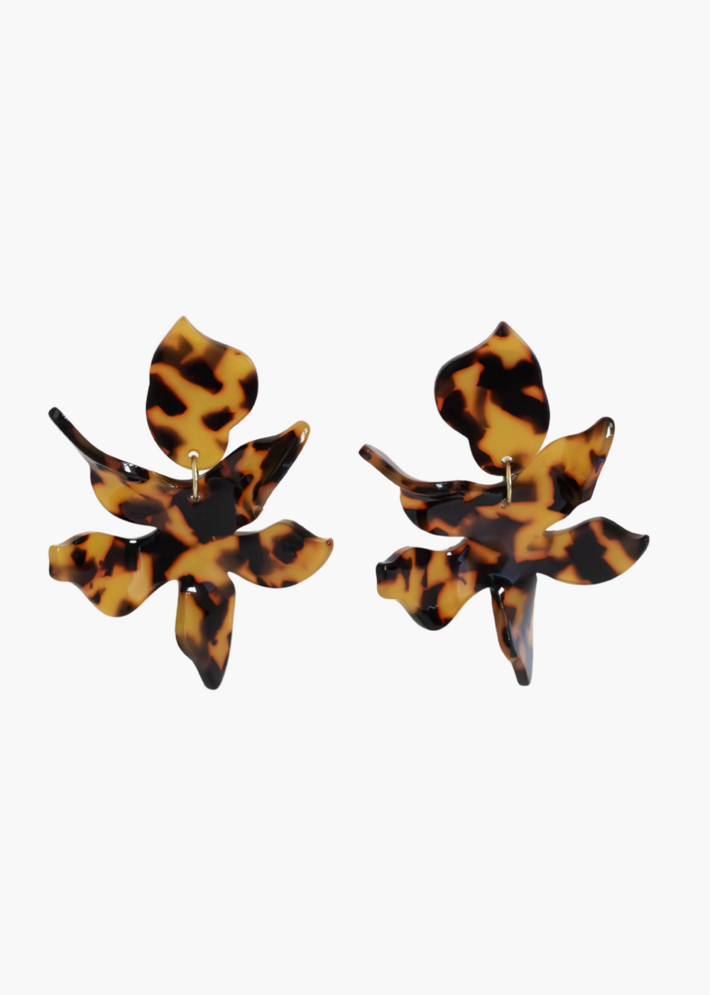 Flora Earrings in Tortoise