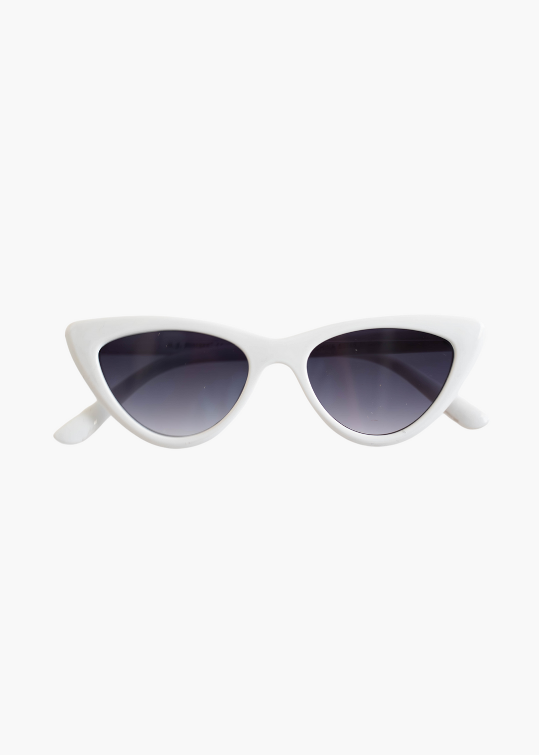 Cat Eye Sunglasses in White