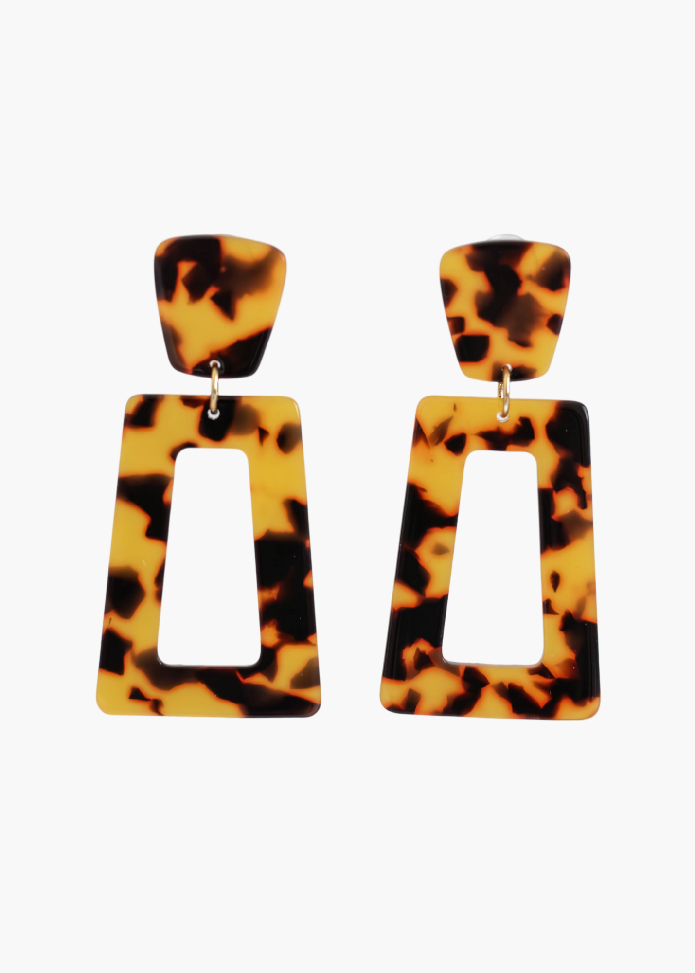 Kennedy Statement Earrings in Tortoise