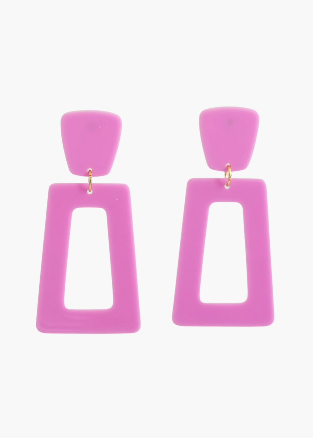 Kennedy Earrings in Bubblegum Pink
