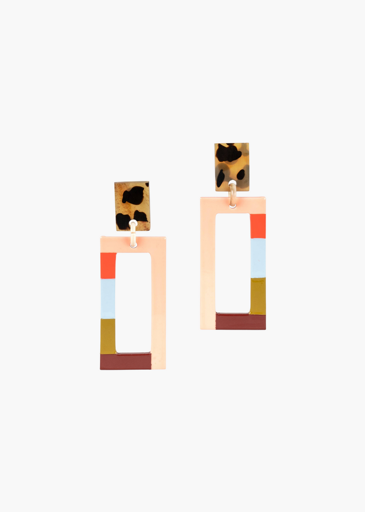 Del Mar Colorblock Earrings