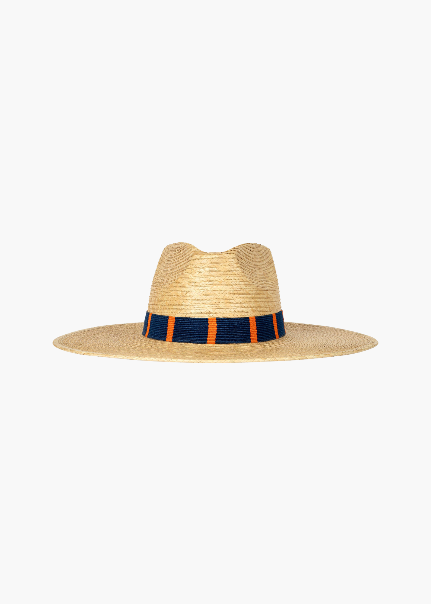 Navy and Orange Palm Hat