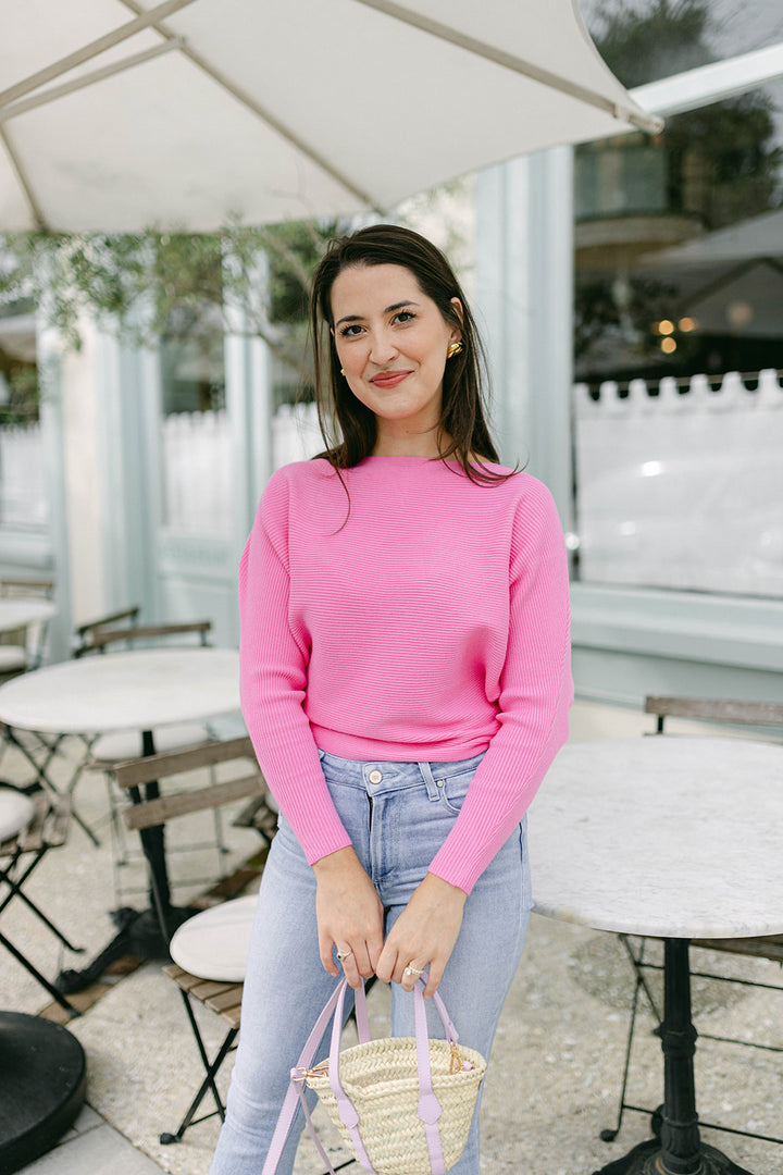 Margaret Pullover in Pink