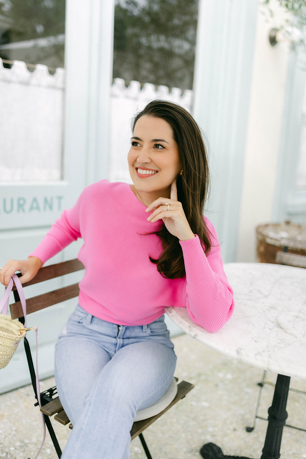 Margaret Pullover in Pink