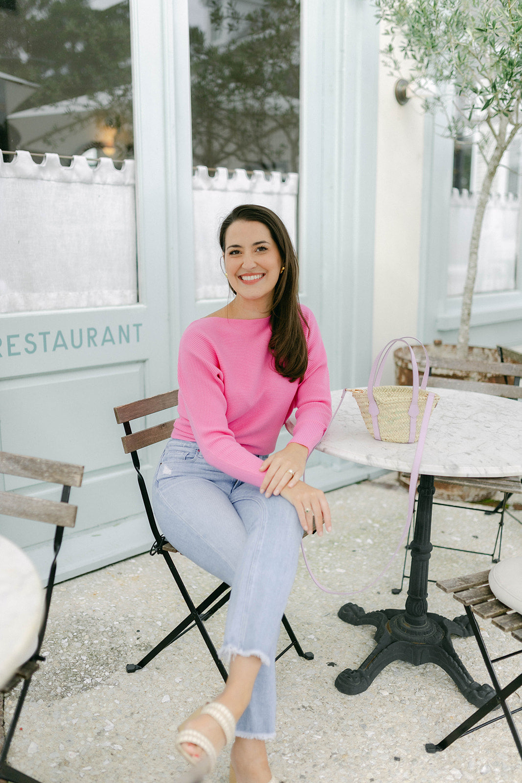 Margaret Pullover in Pink