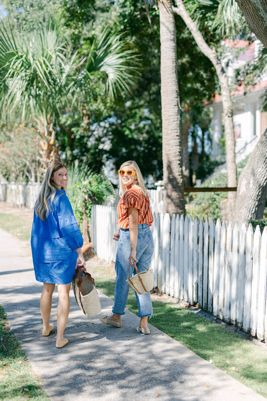 Aidan Tiered Mini Dress in Sea Blue