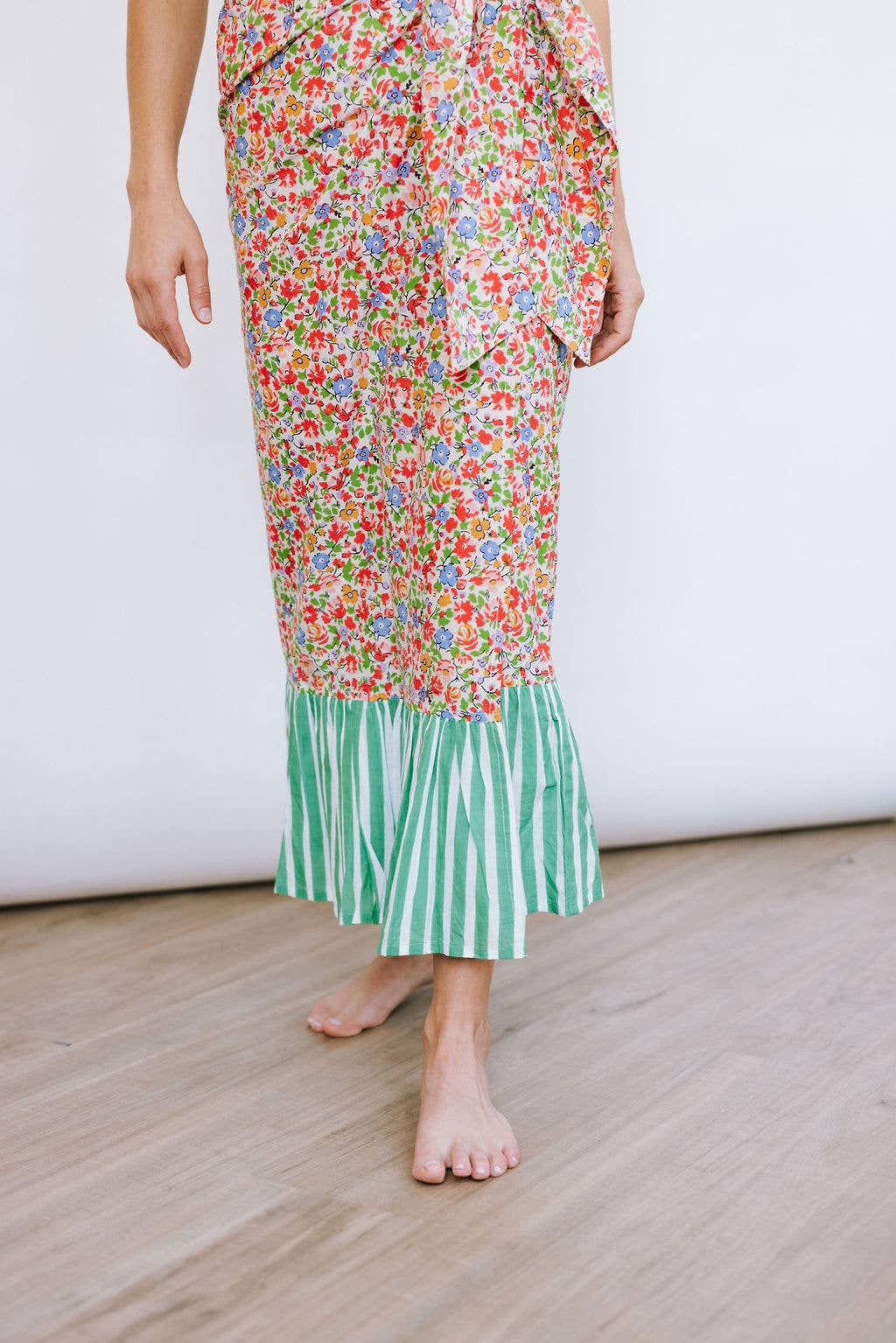 Vienna Sarong in Floral Twin Print