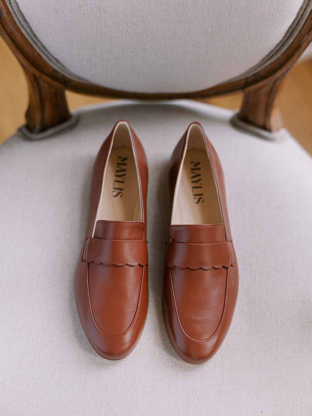 The Catherine Loafer in Cognac