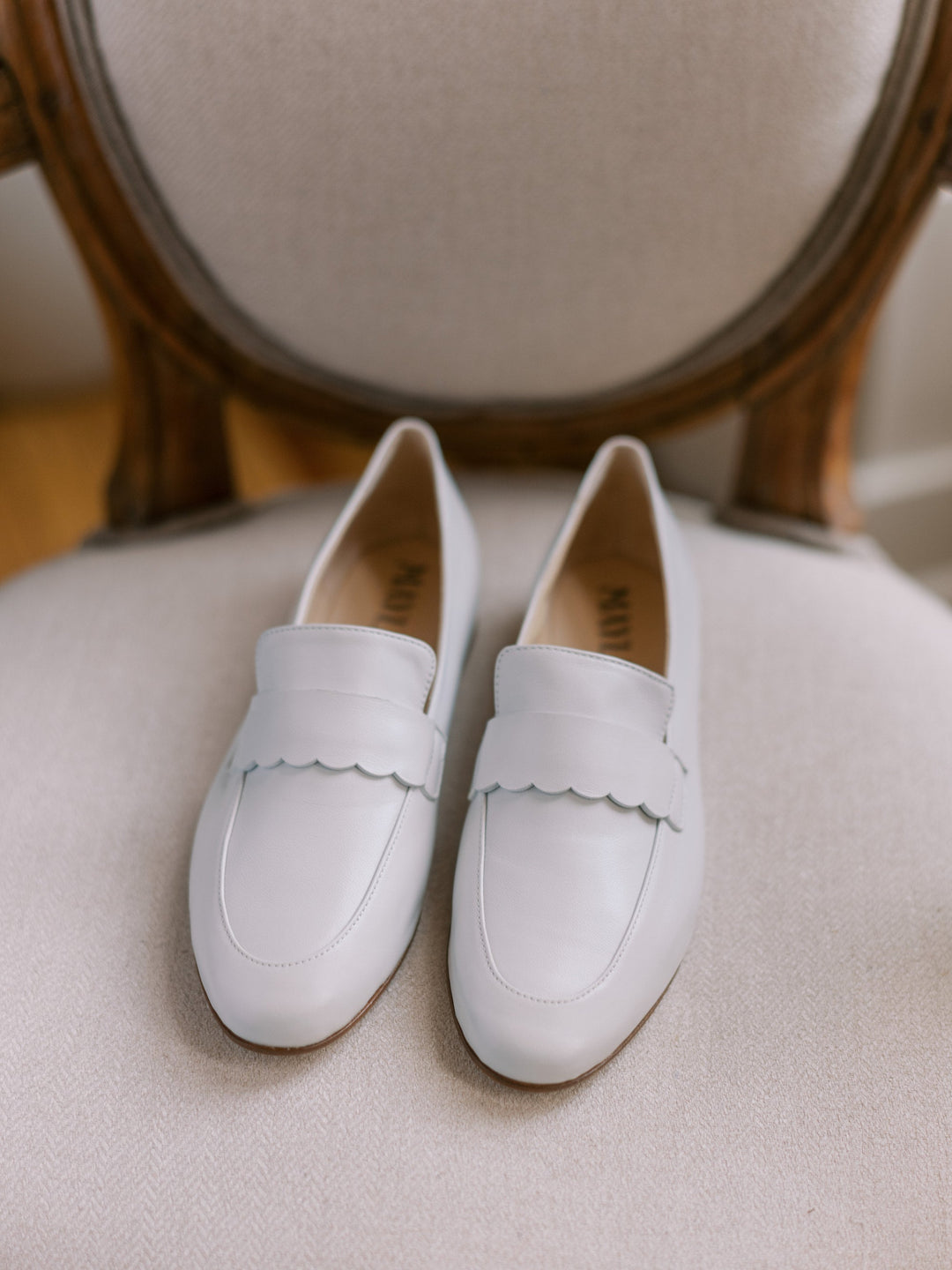 The Catherine Loafer in Creme