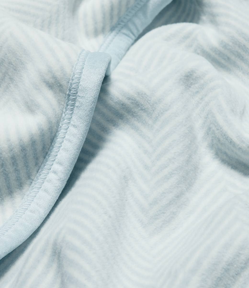 Chappy Wrap Blanket in Harborview Herringbone Sky