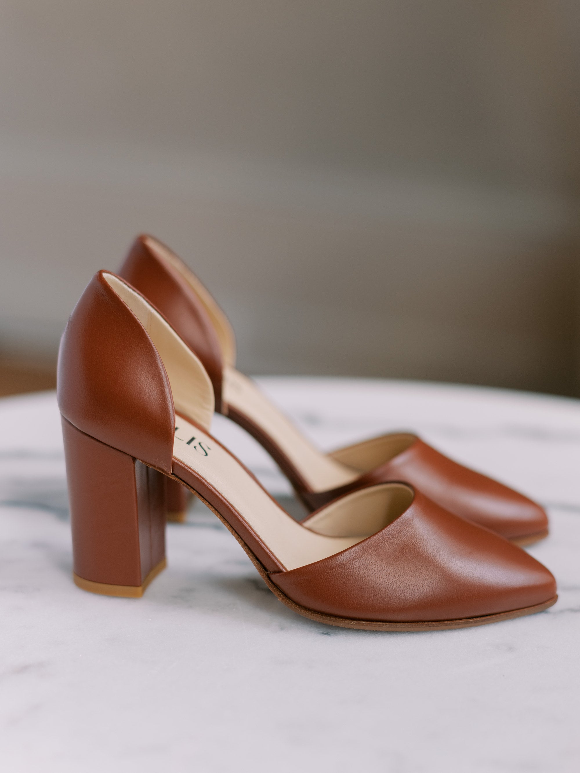 Cognac shoes heels hotsell