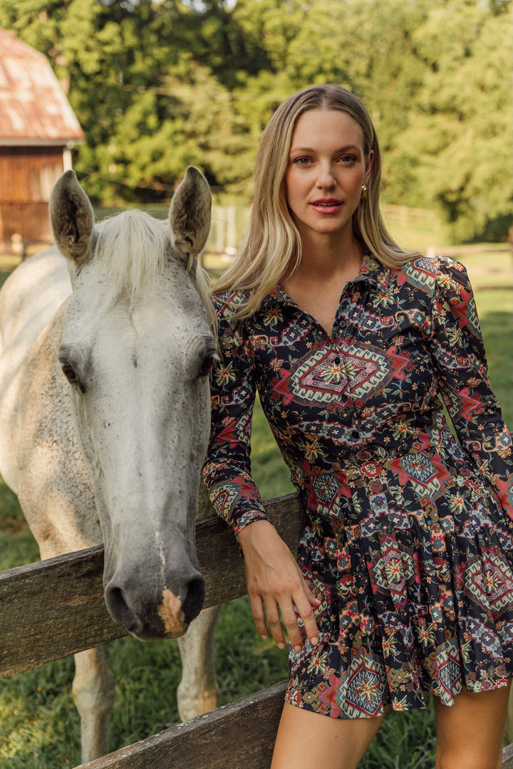 Edith Dress in Autumn Tapestry