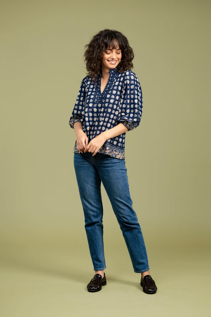 Eliza Top in Flora Paisley Multi