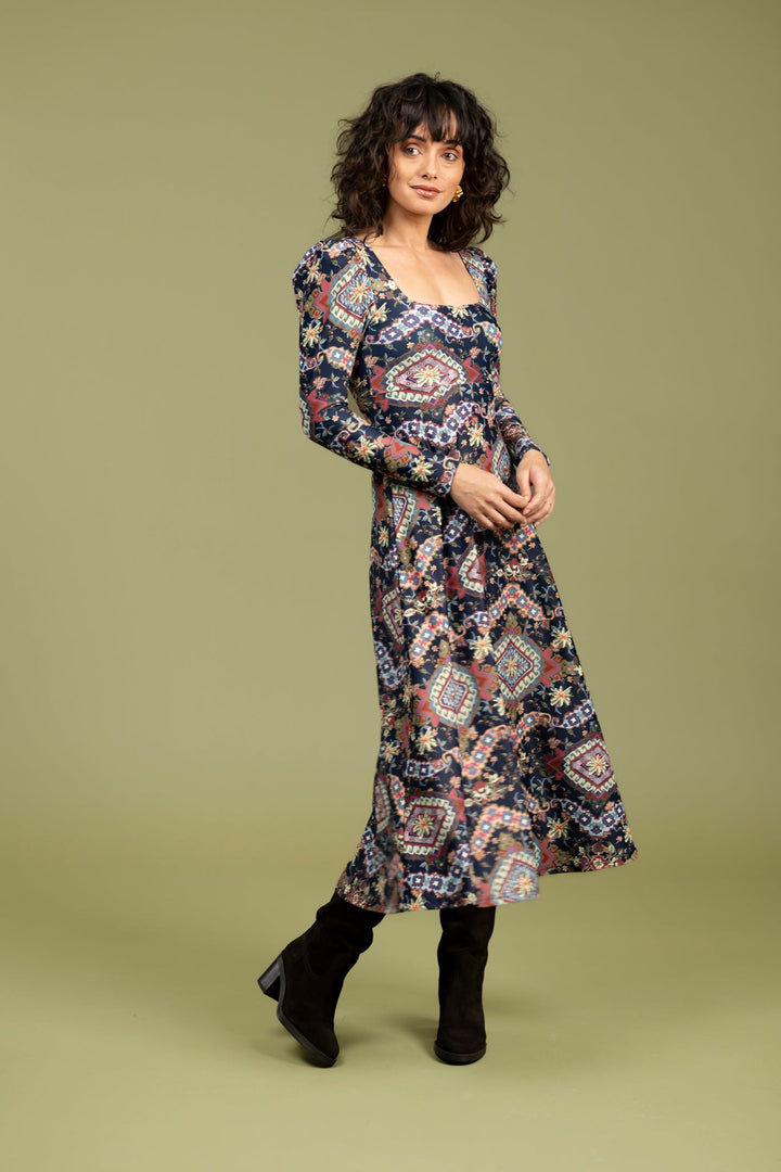 Isadore Dress in Autumn Tapestry