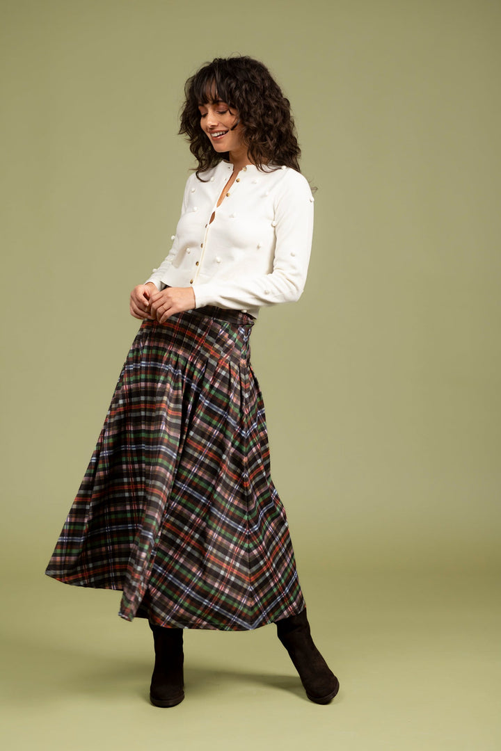 Lennox Skirt in Stockholm Plaid
