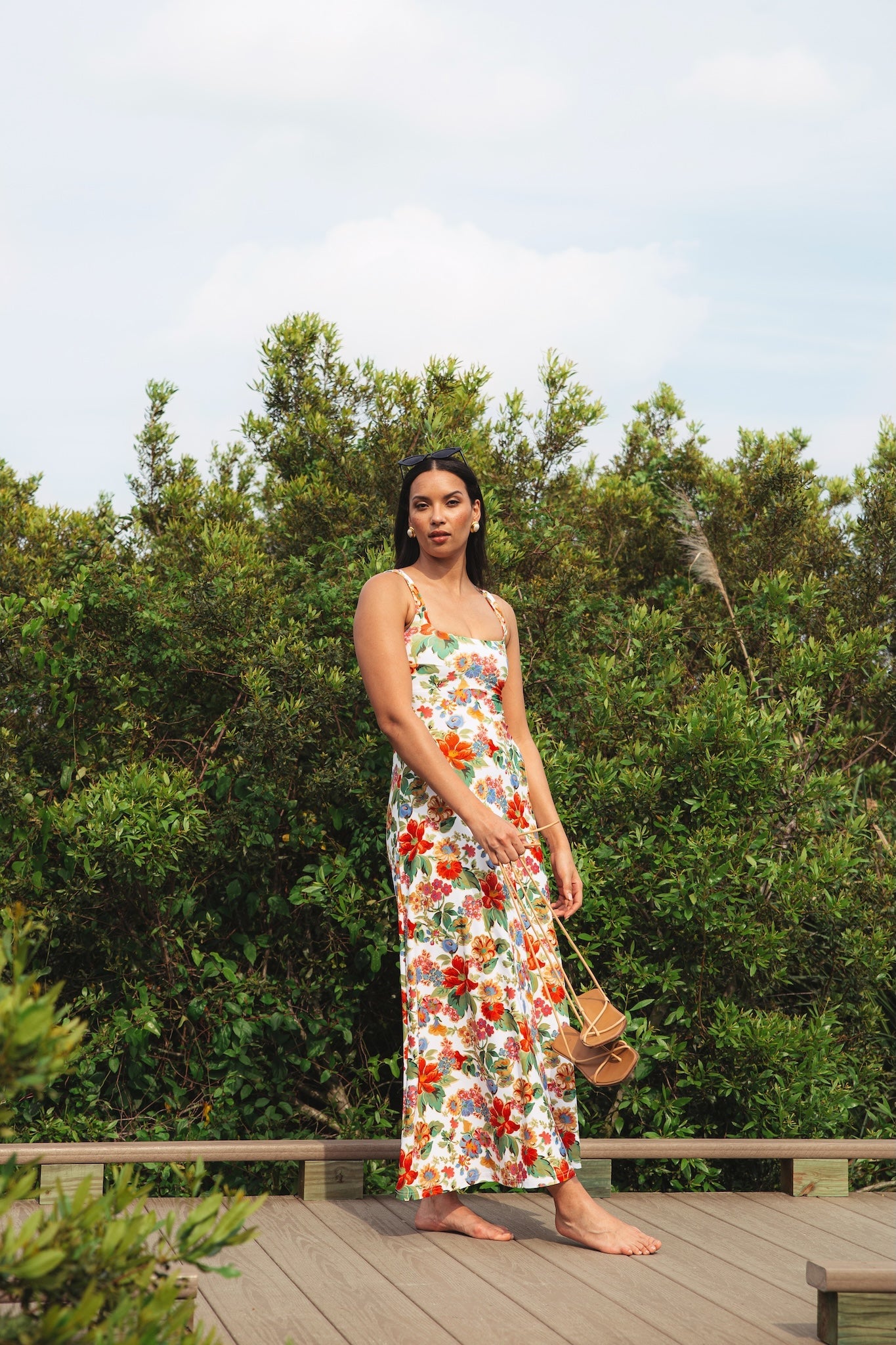 Paloma Dress in Evetide Garden