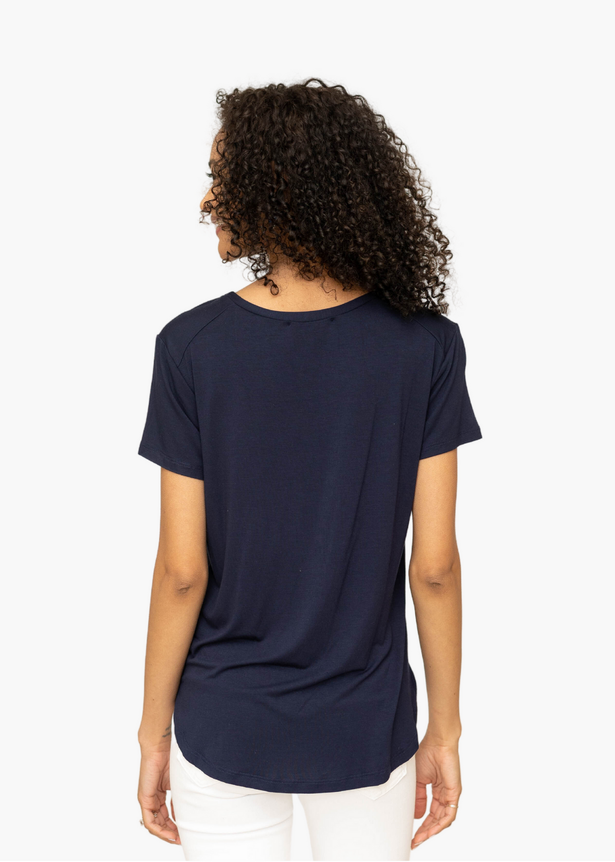 Short-Sleeve Scoopneck Tee