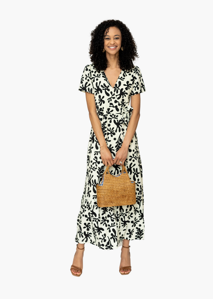 Addie Wrap Maxi Dress