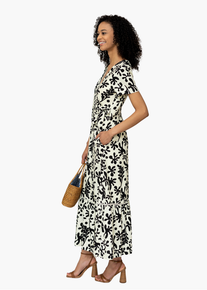 Addie Wrap Maxi Dress