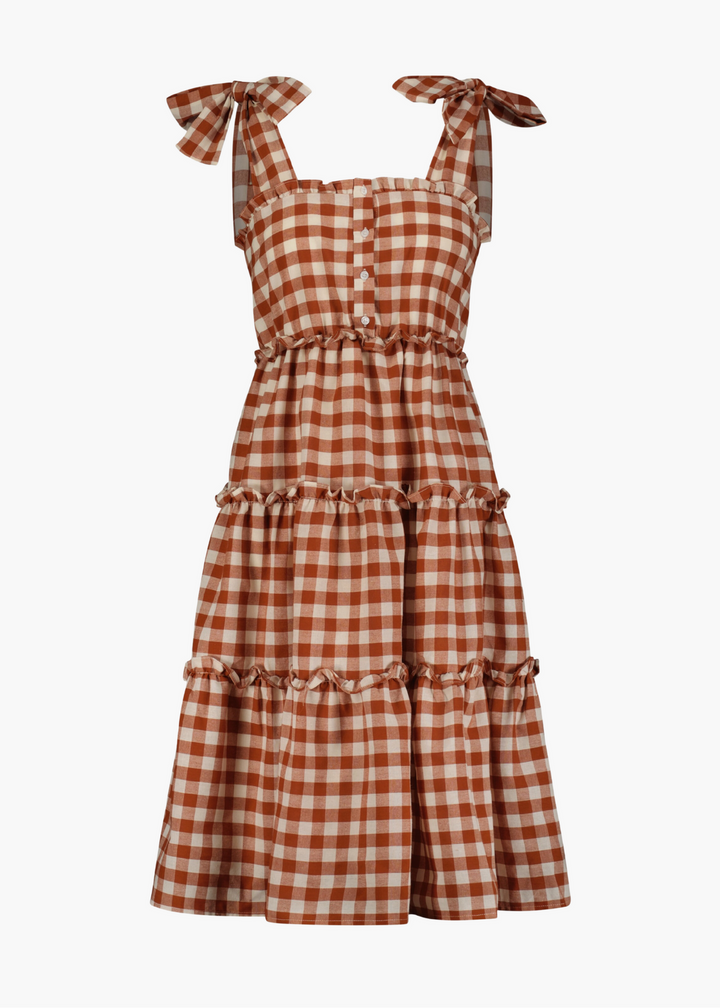 Sylvana Checked Dress