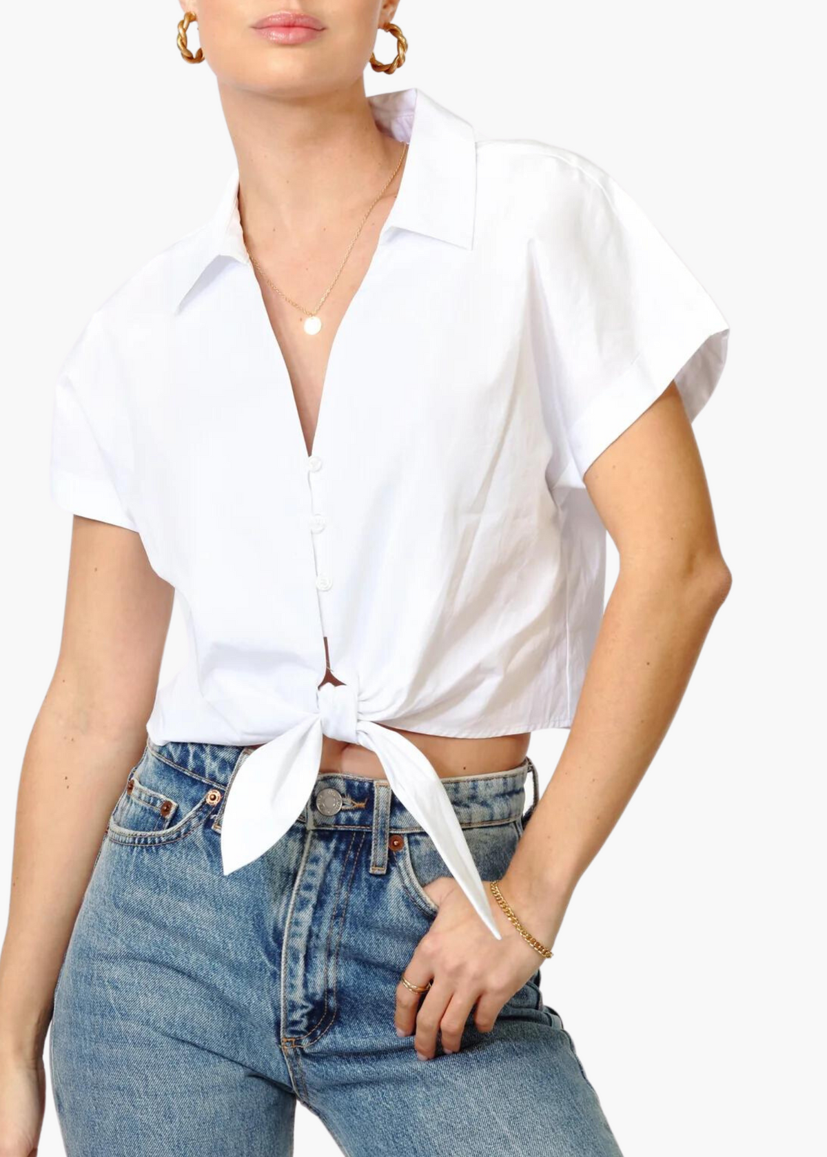 Rachel Tie Front Shirt