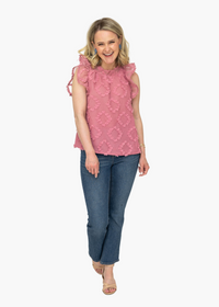 Connie Flutter Sleeve Top
