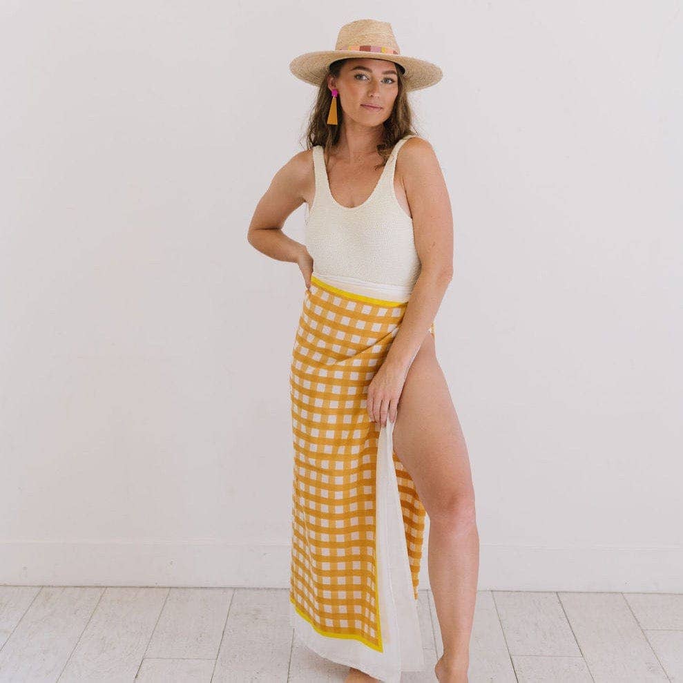 Gingham Sarong