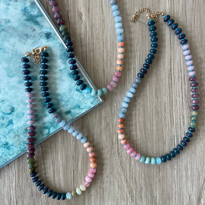 Beaded Gemstone Necklace | Provence