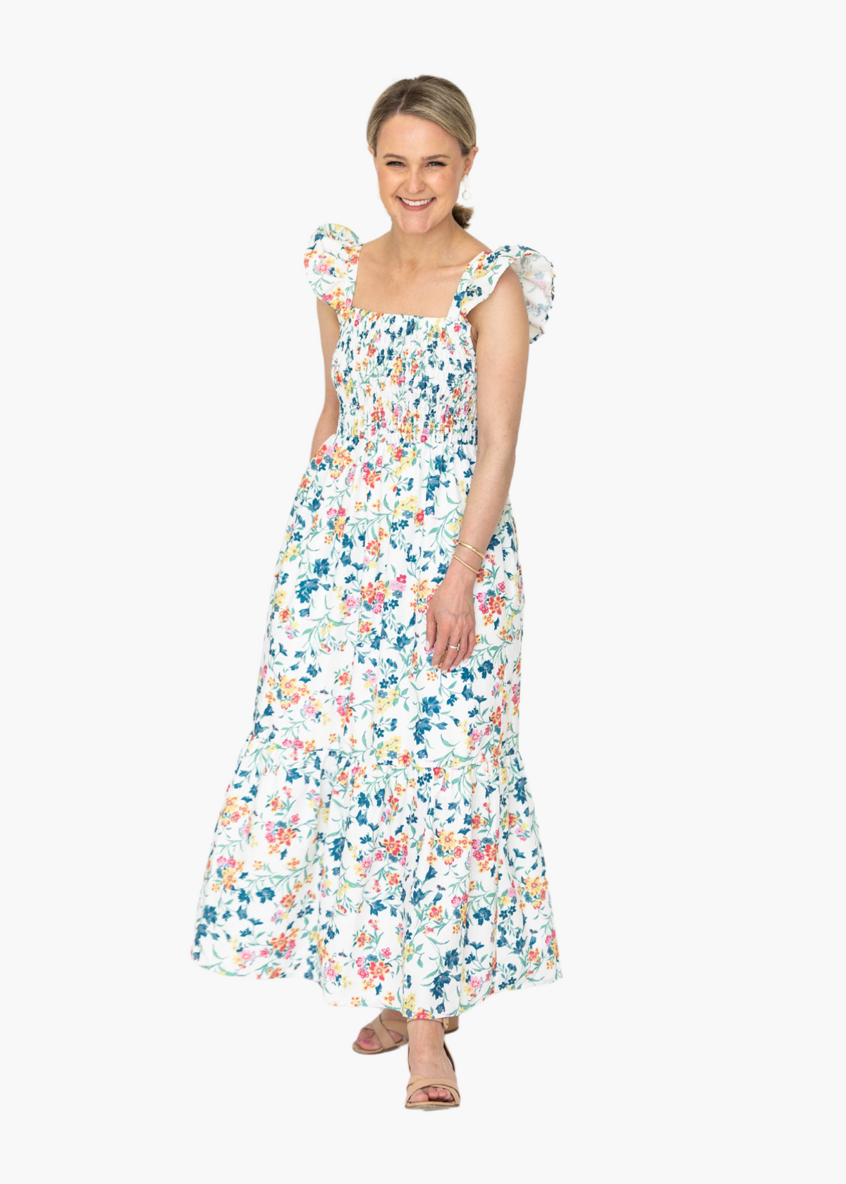Millie Floral Smocked Dress